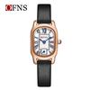 Oufanni Shi Vintage Roman Numeral Women's Quartz Watch - Fashionable Light Luxury Timepiece