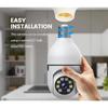 Bulb Camera Factory Direct Sales, Dual Light Night Vision Home Wireless Wifi Remote Monitoring Camera 360 Panorama