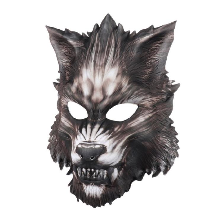 Maschera Animale alla Moda in Poliestere a Mezzo Volto per Cosplay, Halloween e Attività di Role Playing Forniture per Feste Cosplay