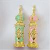 12ml Arabian Palace Style Glass Perfume Bottle, Embroidery Pattern Essential Oil Container, Middle East Design