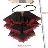 Original Retro Court Style Versatile Fake Collar Saliva Towel Lolita Lace Neck Decoration Gothic Vampire Style Bow Tie