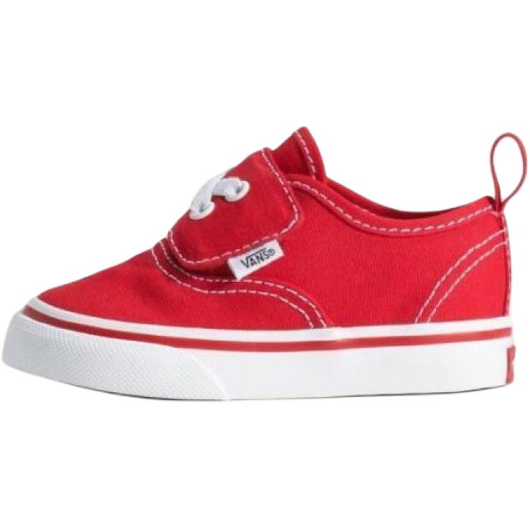 Vans Authentic Эластичные Удобные Универсальные Низкие Кроссовки для Ходьбы Детские кроссовки Красные VN000EENCJG1 26.5