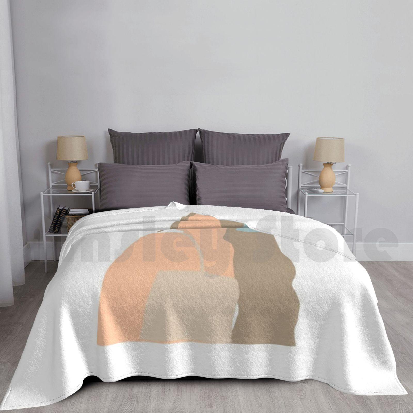 Addison Rae Sticker Blanket For Sofa Bed Travel Charli Damelio Charlie Damelio Addison Rae Dixie Damelio Tony Size: 75*100cm, Weight: 230 GSM