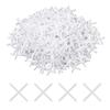 2500pcs Reusable Tile Leveling Clips 1mm 1.5mm 1/16 Inch Cross Tile Spacers  Floor Leveling