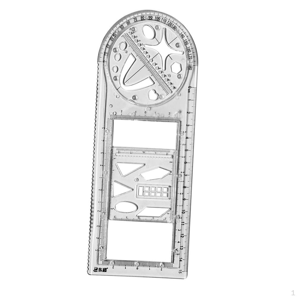 Geometric Ruler Office Painting Template for Teachers Sewing Building