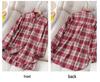 Women's Brushed Plaid Shirt, 2026 Spring Retro Hong Kong Style, Versatile Long Sleeve Plus Size, 200 Jin.