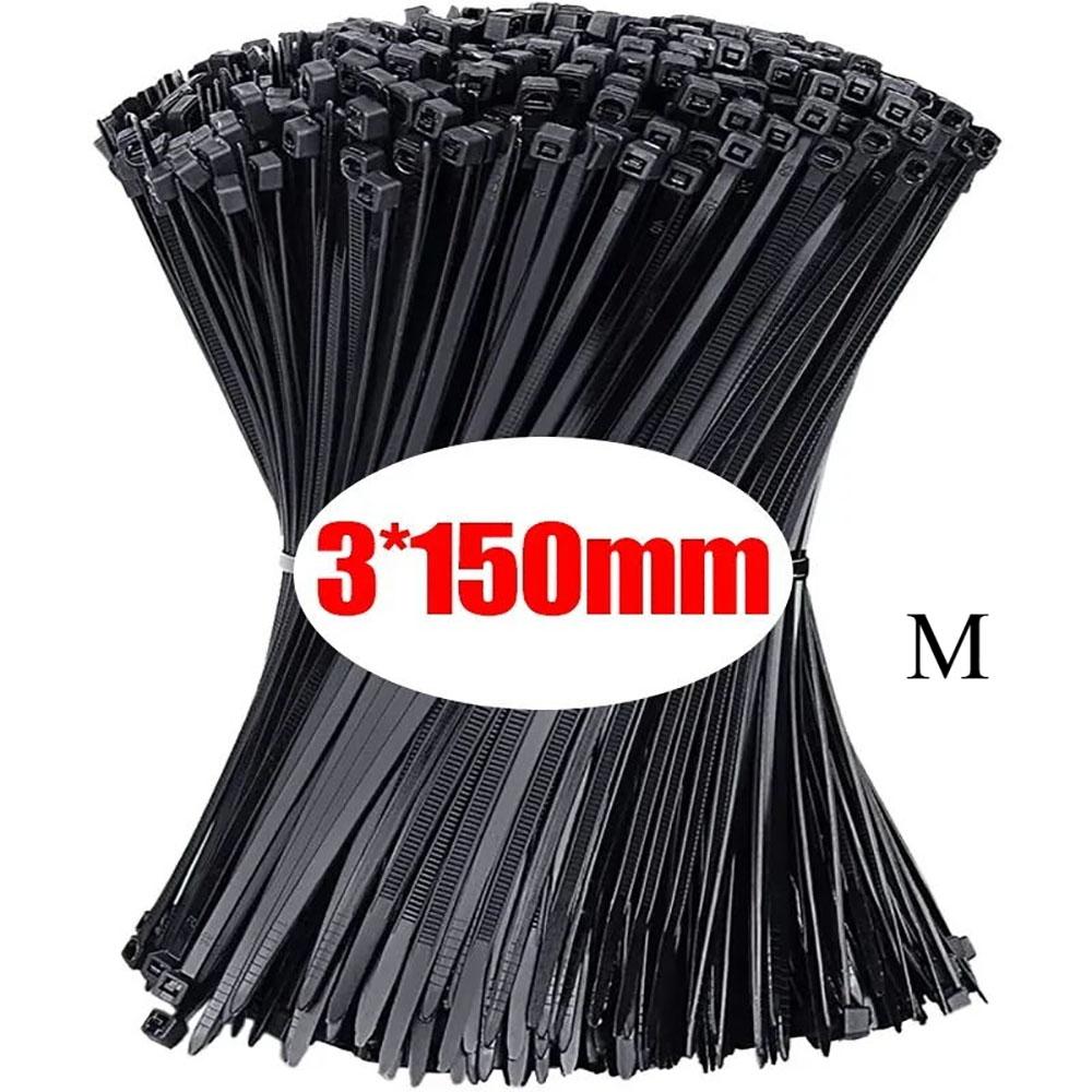 111-1111 PCS Plastic Nylon Cable Ties Self Locking Cord Straps Adjustable For Home Office Wire Fastening Greenhouse Clamps