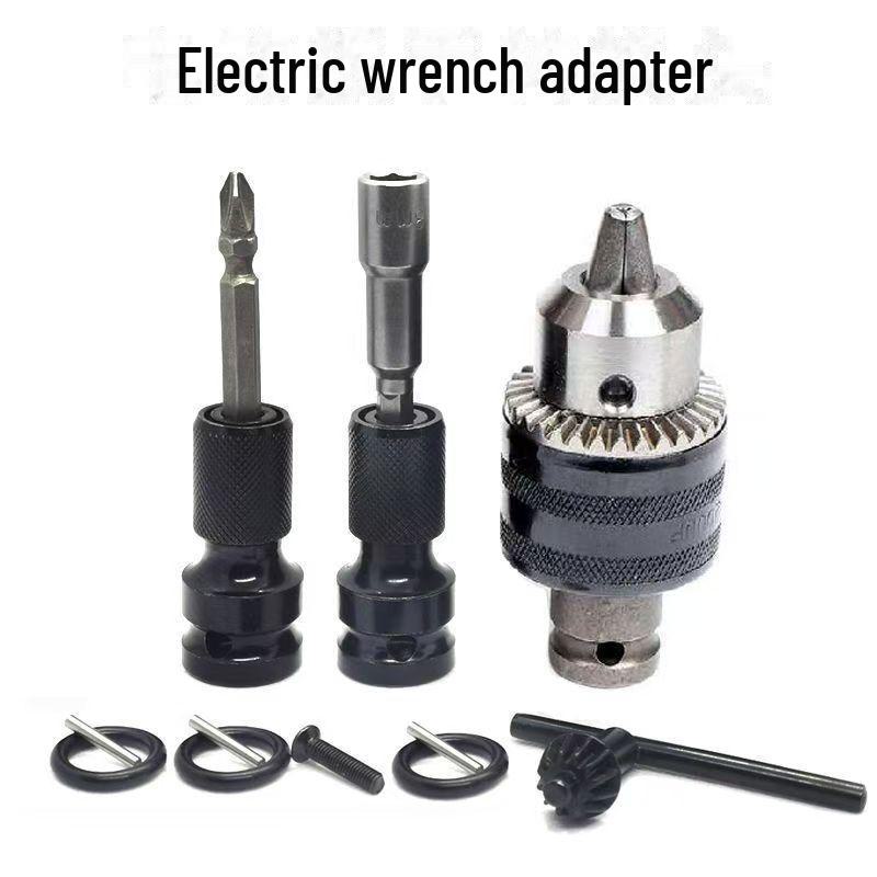 Sanou Electric Wrench Adapter - Converts to Air Gun & Hand Drill Chuck Connector