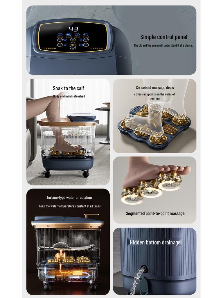 CK-II Elektrisches beheiztes Fußbad mit automatischer Massage