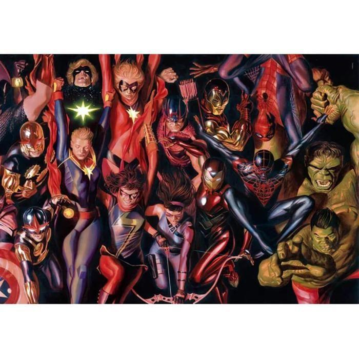Puzzle Valisette 1000 Pièces : Marvel Avengers