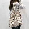 Floral Print Thin Shoulder Bag with Large Capacity