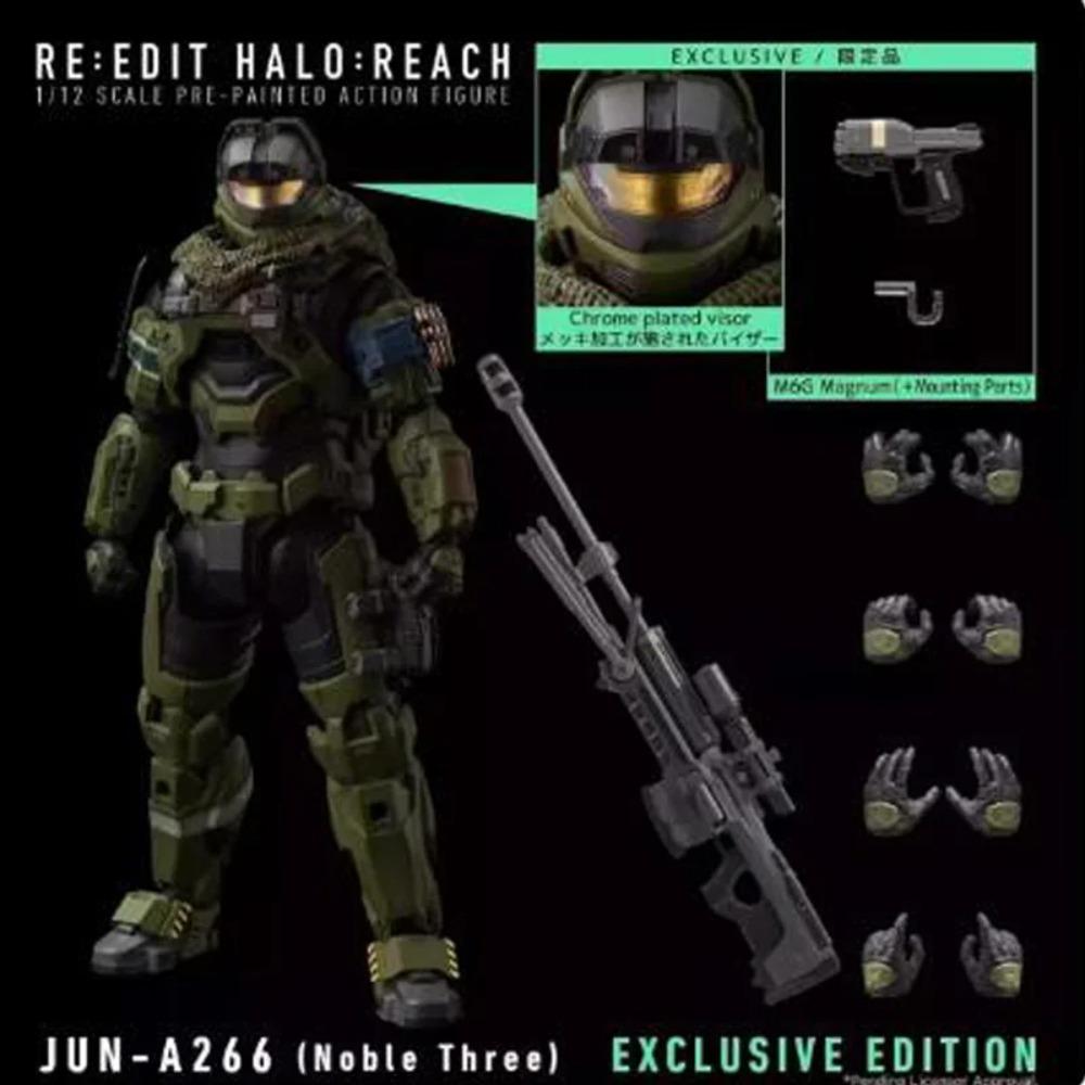 1/12 RE:EDIT Halo:Reach EMILE-A239 JUN-A266 SCALE PRE-PAINTED KO Action Figures EXCLUSIVE EDITION Desktop Decoration Toy Gifts