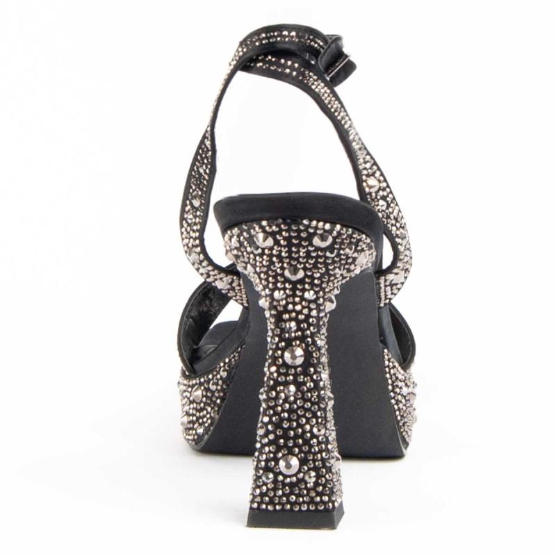 Sandalia De Tacón Para Mujer. Montevita Birella 100989