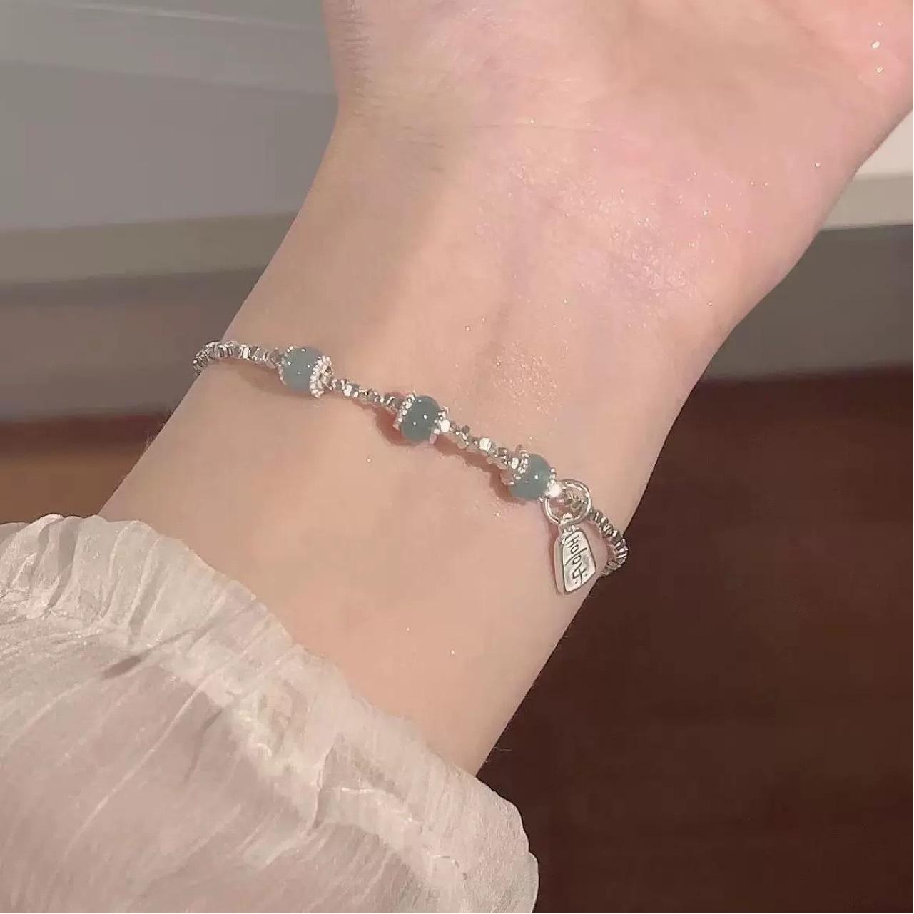 

Alloy bracelet, broken silver bracelet, beaded no matter brand, Fu brand new Chinese style retro design
