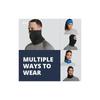 [MISSION] Cooling Neck Gaiter Face Cover - Reduces Skin Temperature by 15°C - Heatstroke Prevention - Suitable for Farming, Outdoor Activities, Golf -