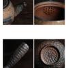 200ml Coarse Pottery Teapot Warm Tea Vintage Ceramic Boiling Teapot Kung Fu Tea Set