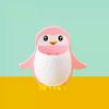 Cute Cartoon Penguin Wall Mounted Storage Holder With No Drill Installation Perfect For Bathroom Toothbrush Toiletry Organizer