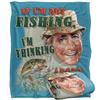 JQ Licensing Thinking About Fishing Silky Supersoft Blanket