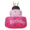 Inflatable Happy Birthday Cake with Candle IP44 Waterproof Birthday Blow Up Yard Decoration with