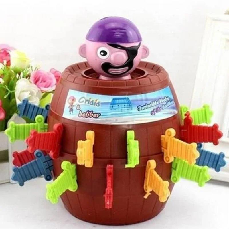 

Pirate Kids Children Funny Gift Lucky Stab Pop Up Toy Gadget Barrel Game OneSize