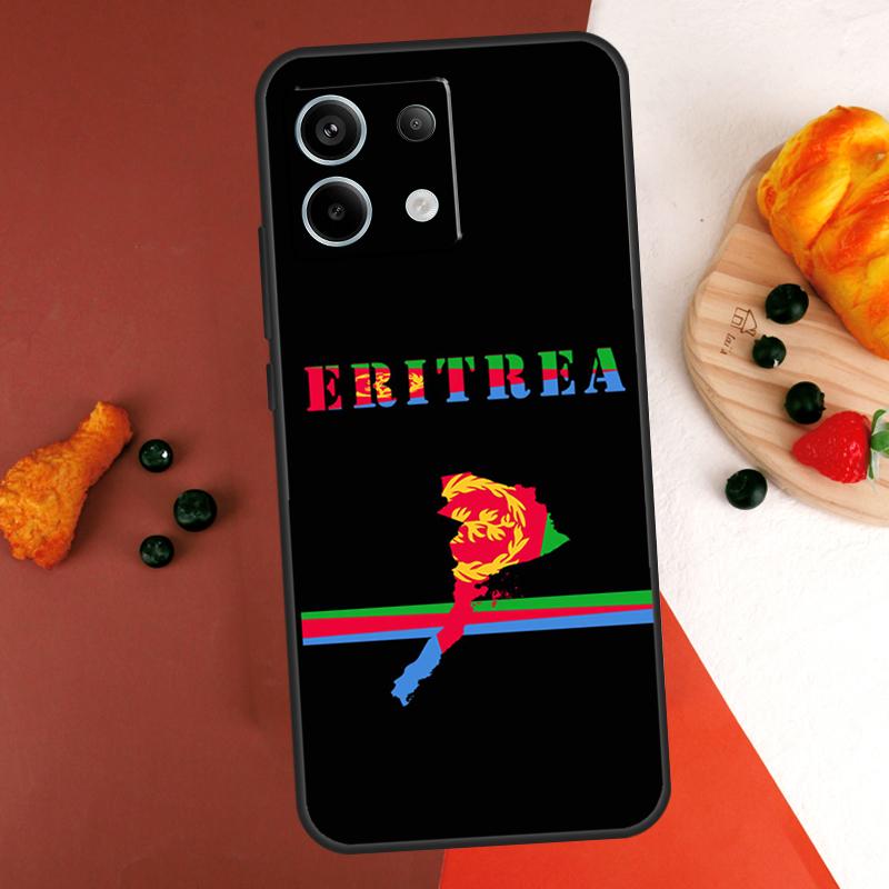 Eritrea Flagge Hülle Für Xiaomi Redmi Note 14 13 Pro 9 10 11 12 Pro 10S 11S 12S Redmi 14C 13C 10C 12C Hülle
