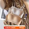 No Steel Rim Tube Top Bra Women's Thin Styles Gather and Close the Secondary Breasts Lace Edge Comfortable and Breathable Upper Support Underwear