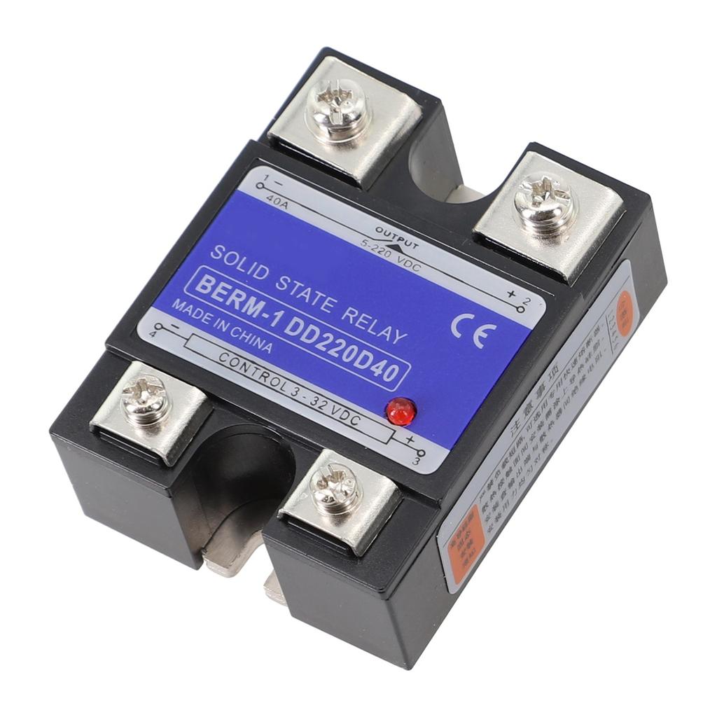 40A Solid State Relais SSR DC-DC Eingang 3-32V DC Last 5-220V DC DD220 D40