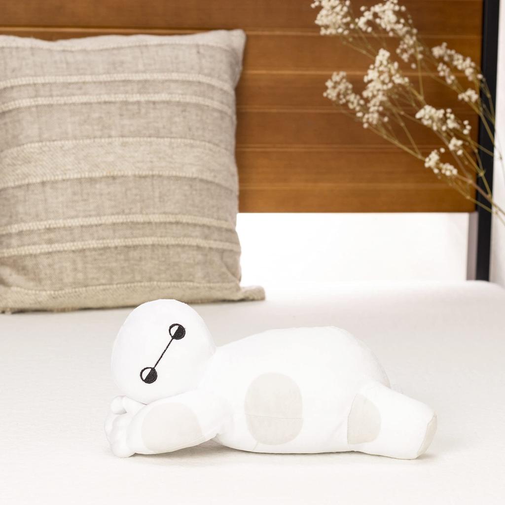 MORIPiLO Baymax Body Pillow, Disney Sleeping Pillow (S), Approx. 30cm, Skin-Friendly Micro Fabric, Large Plush Toy, White, Disney, Morishita Pillows