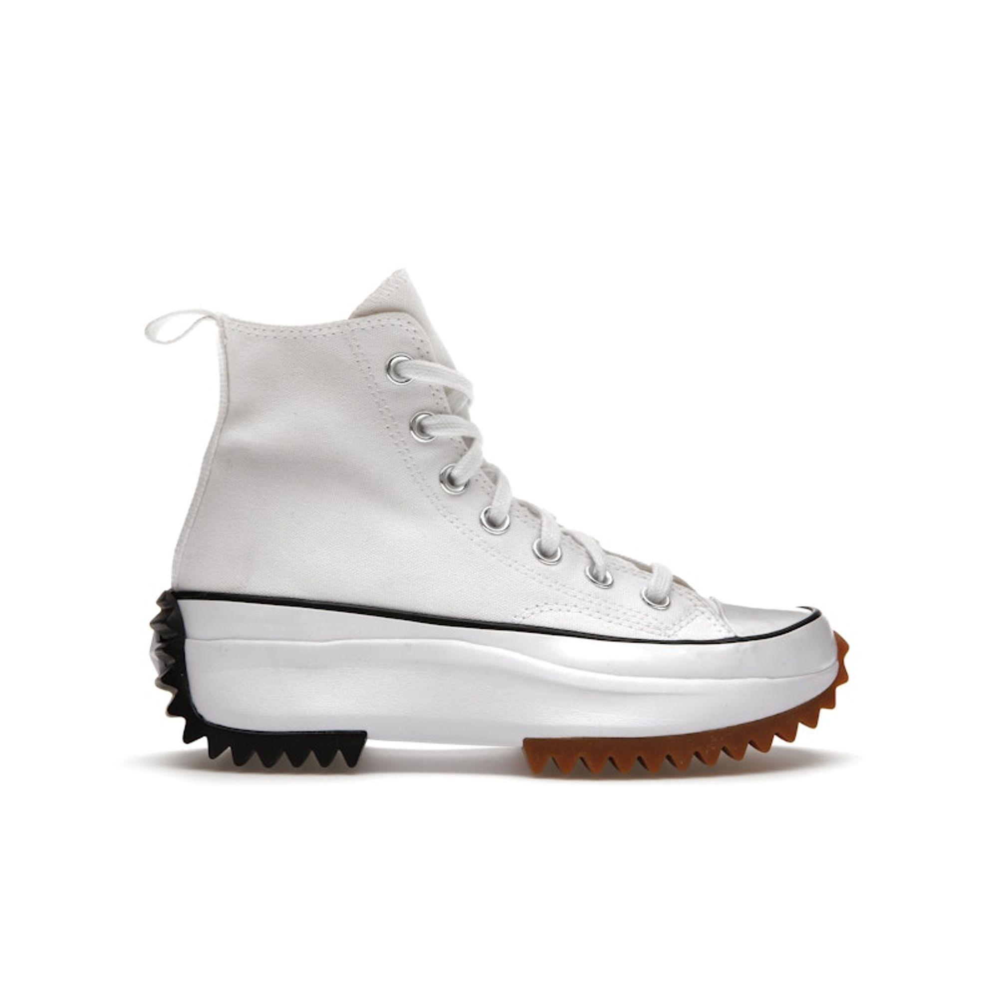 Converse Run Star Hike High Bílé Černé Gumové Unisex Tenisky 166799C cm