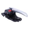 Clip-Mount Interior Door Handle Assembly 6920602380C0 for 2020-2024 Hiace with Silver Lever and Textured Black ABS Housing Frame