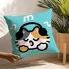 Linen Cushion Covers For Decorative Sofa Home Pillows Case Car Chair Pillows Cases Fantasy Cartoon Colorful Animal Patterns