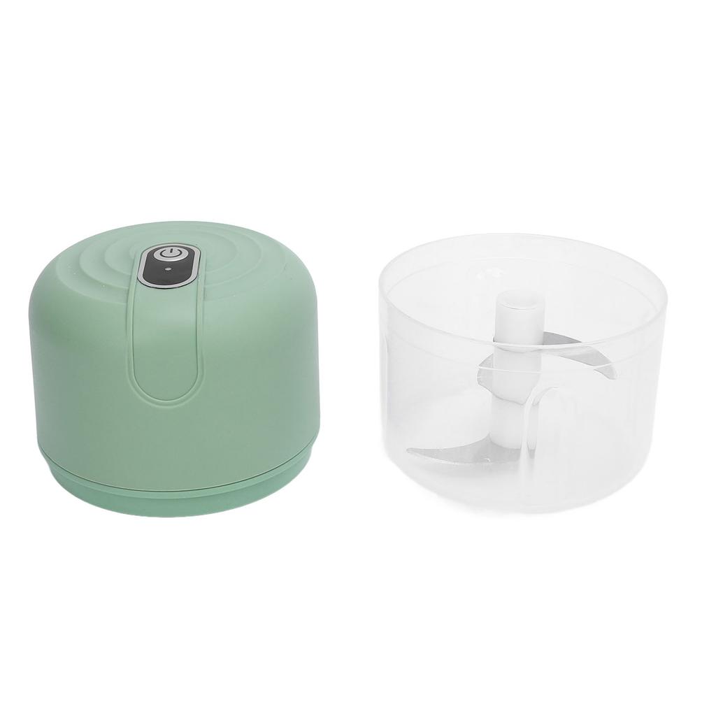 Electric Garlic Masher Stainless Steel Blades Small Garlic Mincer Grinder for Chili Meat Home Use