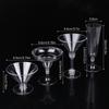10Pcs Transparent Plastic Wine Glass Recyclable Reusable Shatterproof Wine Goblet For Champagne Dessert Beer Pudding Party