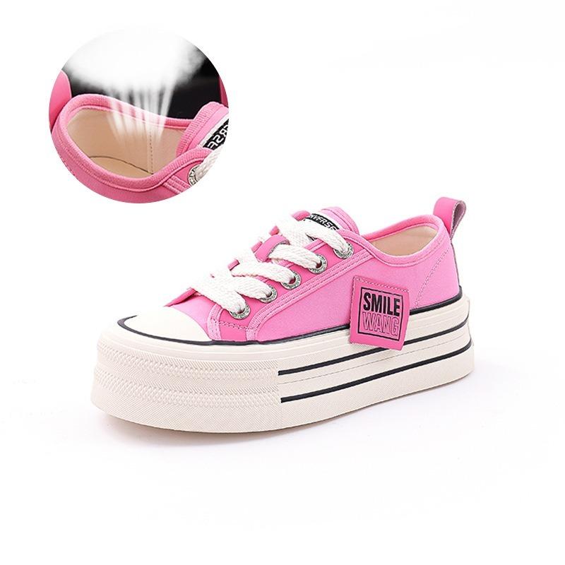 Genuine leather women's shoes heightening thick bottom small white shoes women's models casual hundred shoes women's single shoes