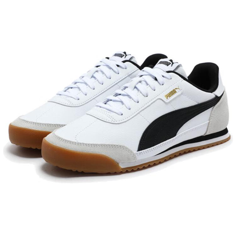 New PUMA Turino Low Top Casual Shoes Unisex White Black 397646-11