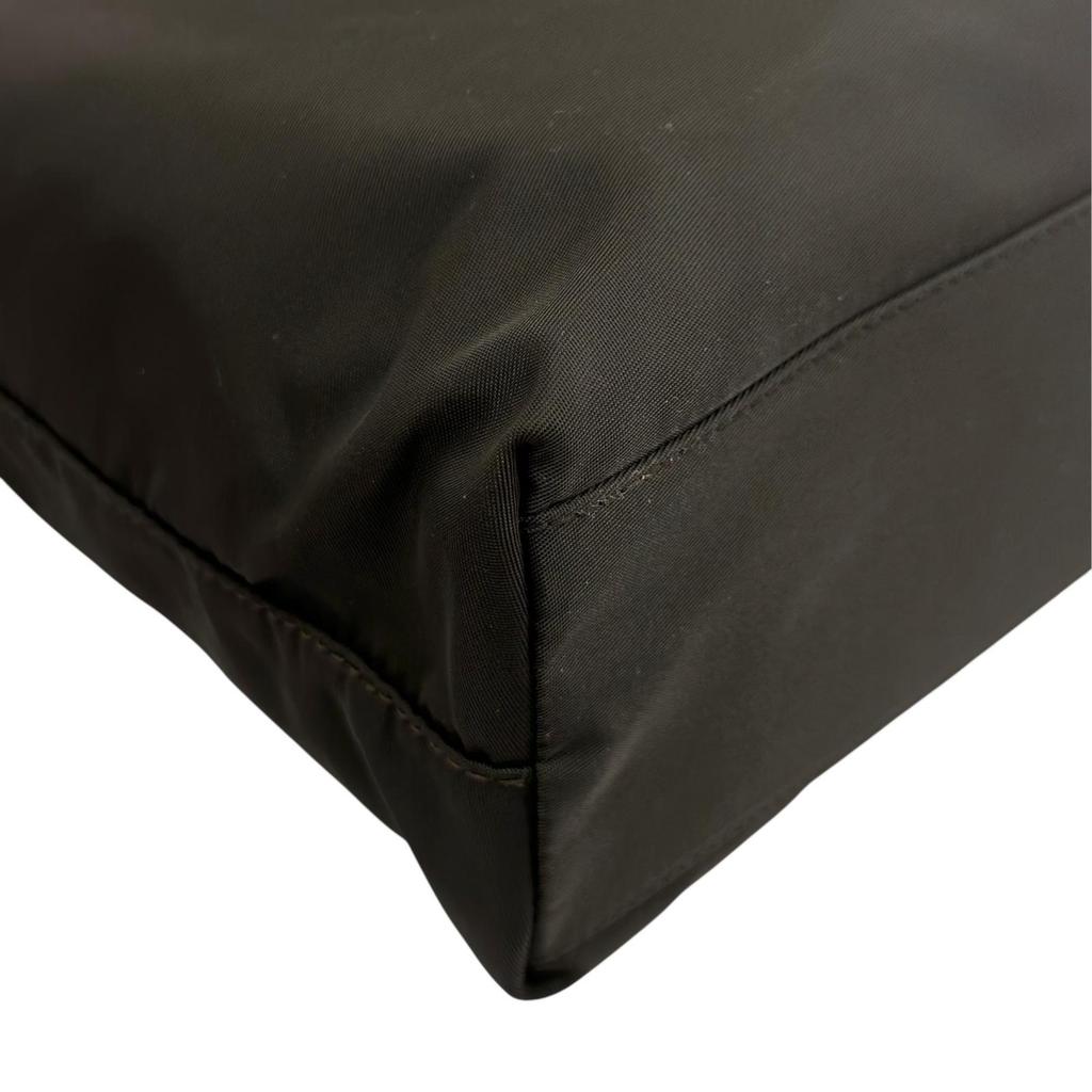 PRADA Triangular logo B6242 Handbag black Women used