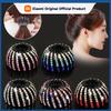 Fashion Crystal Rhinestone Hairpin Bun Hair Claw Clips Horsetail Buckle Hair Clip Bird Nest Expanding Hair Accessories for Women