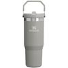 Stanley 1913 Ice Flow Tumbler Térmico com Tampa Flip Straw 2.0 Cinza Garrafa de Água 0.89L Isolado Esportes Outdoor