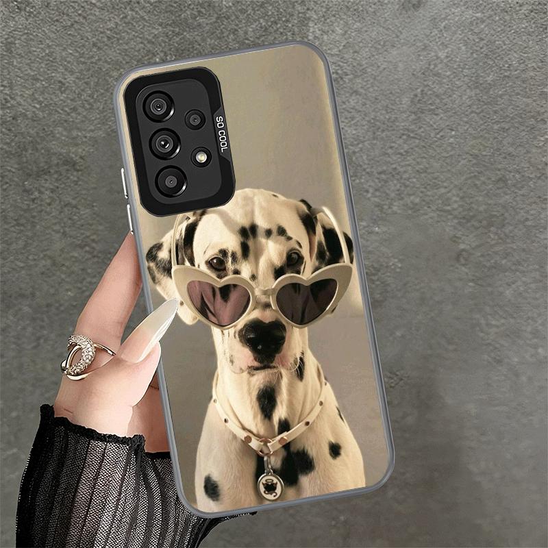 Dalmatian Cute Dog Shockproof Phone Case for Samsung A17 A16 A15 A14 A37 A57 A36 A56 A26 A35 A55 A25 A34 A54 A24 A13 A23 A33 A53