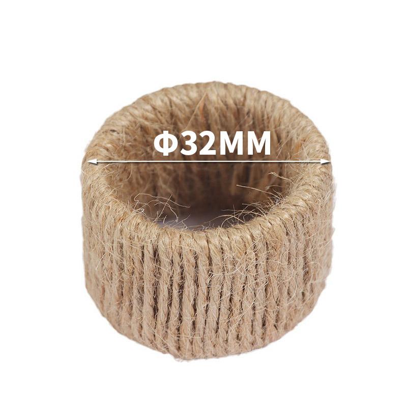 

1/2/4PCS Natural Burlap Woven Napkin Ring Jute Rope Napkin Buckles Holder Wedding Birthday Party Dinner Table Decoration Supply