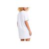 Puma Celebration Color Block Logo Printed Short Sleeve Dress Women Dresses White 585049-02