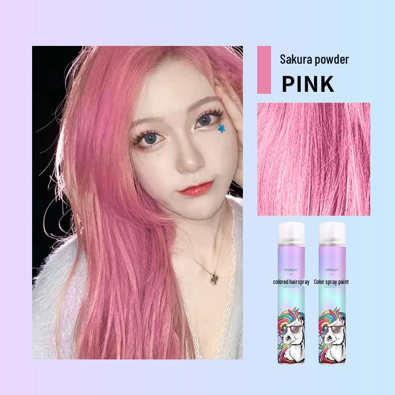 Temporary Washable Hair Dye Spray - One Spray for Black Color
