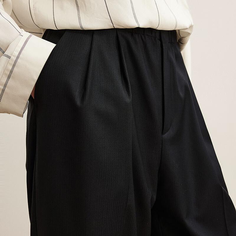 LESS 2025 Autumn Straight Loose Casual Trousers