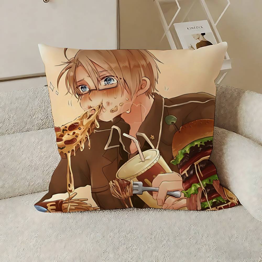 Funny-H-Hetalia World Stars-S Case Plush Fabric Soft Pillowcase Double Sided Print Cushion Cover Household Gifts