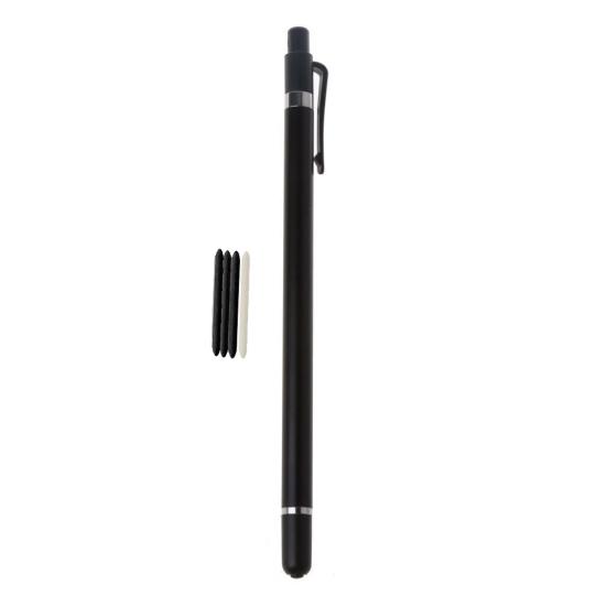 

Dual Soft Nibs Touch Screen Capacitive Stylus Pen for Smart Phone/Tablet/Laptop чёрный