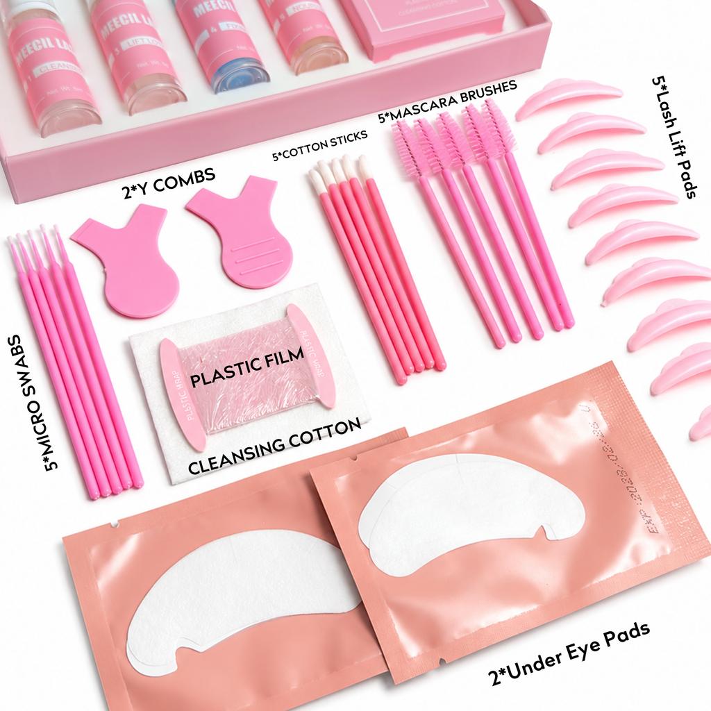 New Cysteamine Lash Lift Korea Made Price Glue-Free Lash Lift Kit Lifting Brow Lamination Vegan Formula