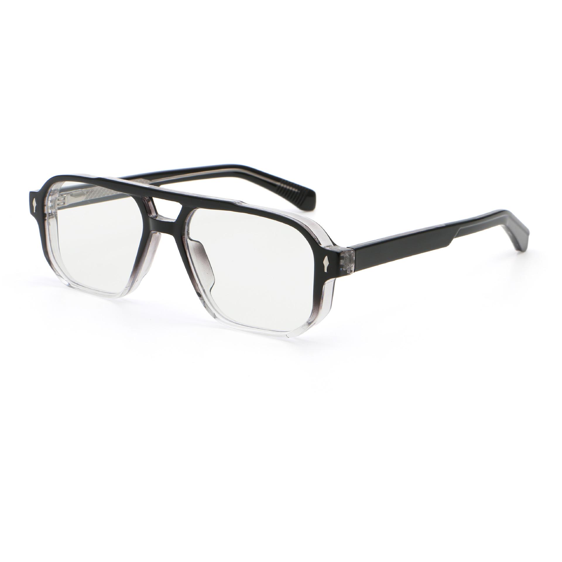 

Transparent Computer Reading Eyeglasses Frames Female Anti- Blue Lightweight Square Eyewear TR90 Black Glasses Presbyopic Eyeglasses For Male Original Lenses