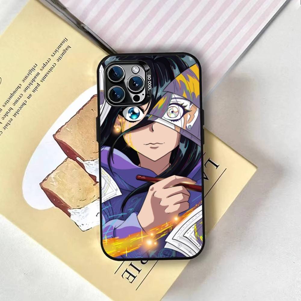 Anime Z-Zenshu Phone Case For iPhone 17,16,15,14,13,12,11 Plus,Pro Max,XS,Colored Silver Plated Inside Cover