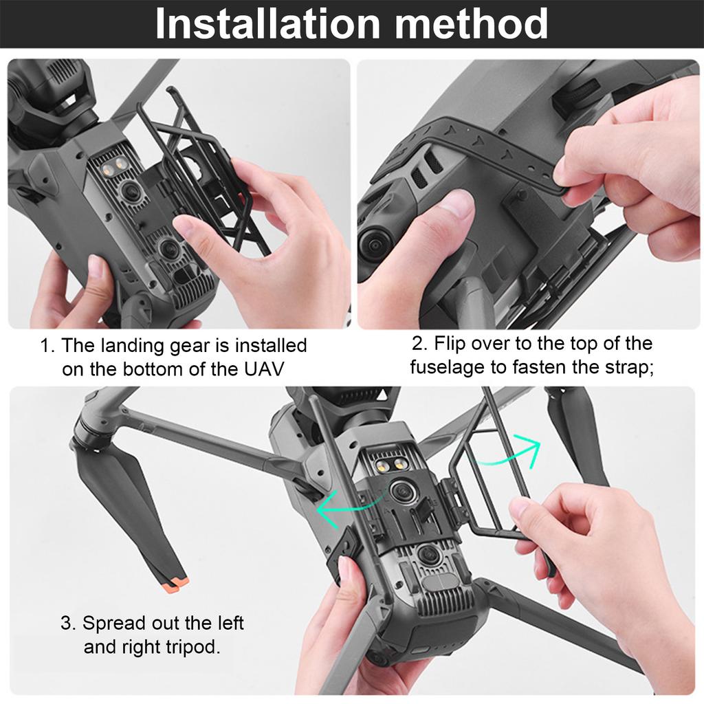 Drones Landing Gear for 3 Quick Release Extended Protector Heightened Extended Leg Landing Feet Replacement Part