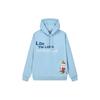 Fila X Pepe Shimada Collaboration Letter Embroidery Cartoon Print American Sports Hoodie Men Hoodies Denim-Blue F11M133293F-LB
